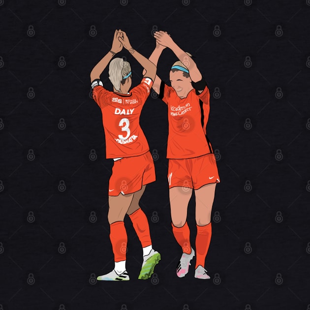 Rachel Daly Megan Oyster Houston Dash Dance NWSL by Hevding